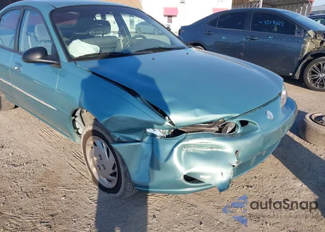 1997 Mercury Tracer Ls from USA, damaged, VIN 1MELM13P3VW631487